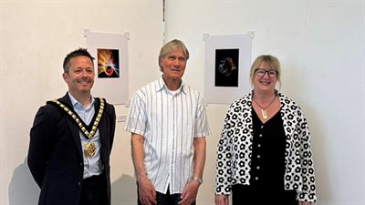 Malcolm Downes Photographic Exhibtion opening